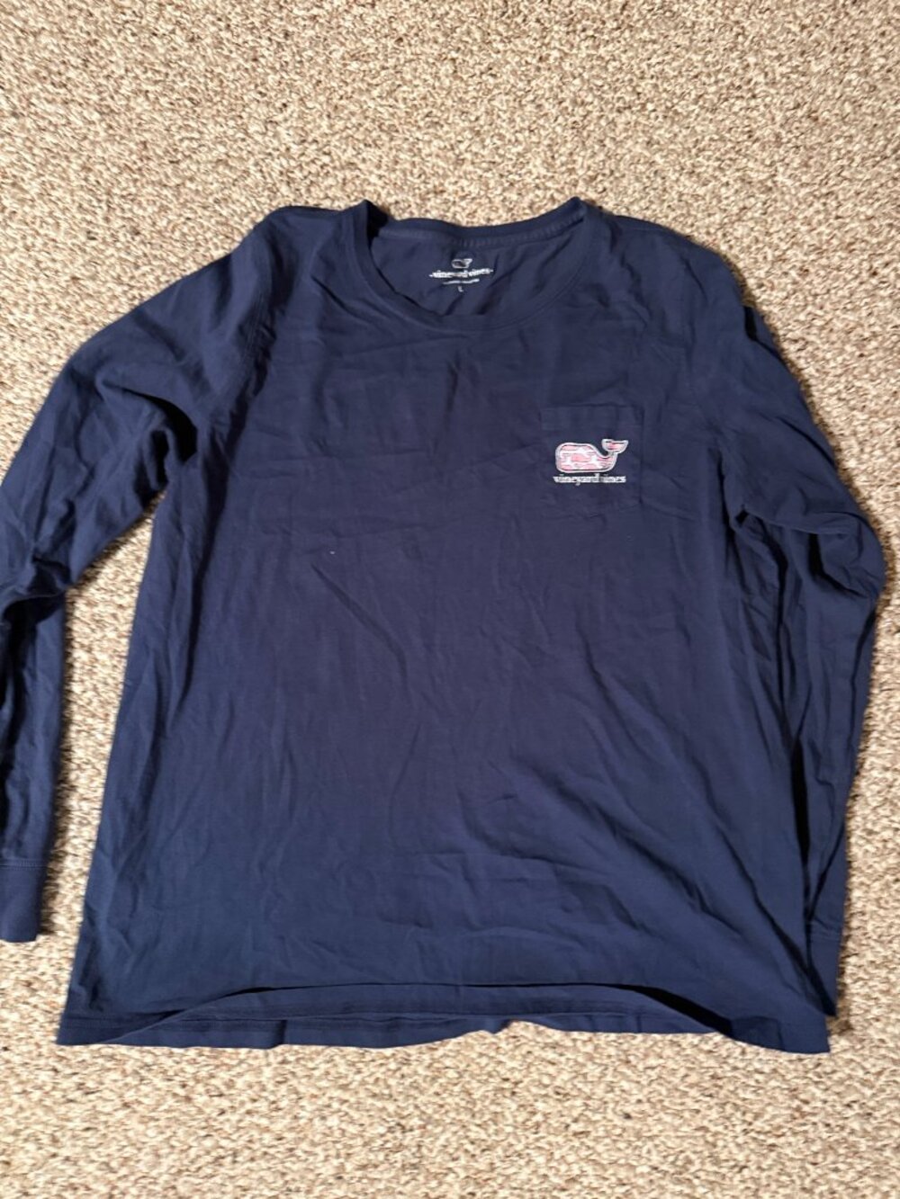 Ladies Vineyard Vines Long Sleeve tee Size Large